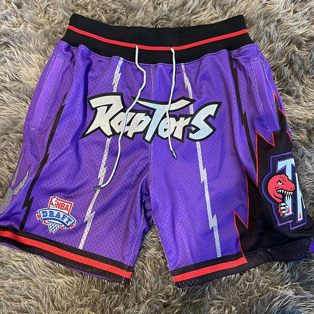 Toronto Raptors Mitchell & Ness x Just Don 1995 NBA Draft  Authentic Shorts